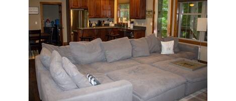 Smart TV, chimenea y reproductor de DVD