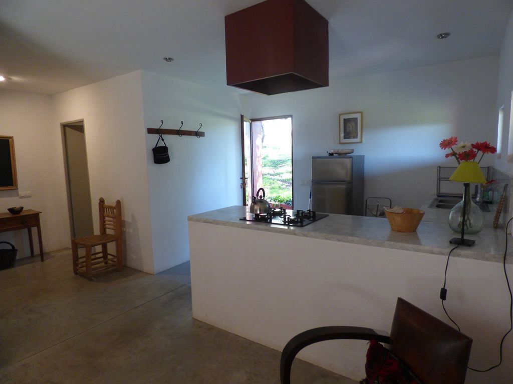 Magical holiday barn in pure nature