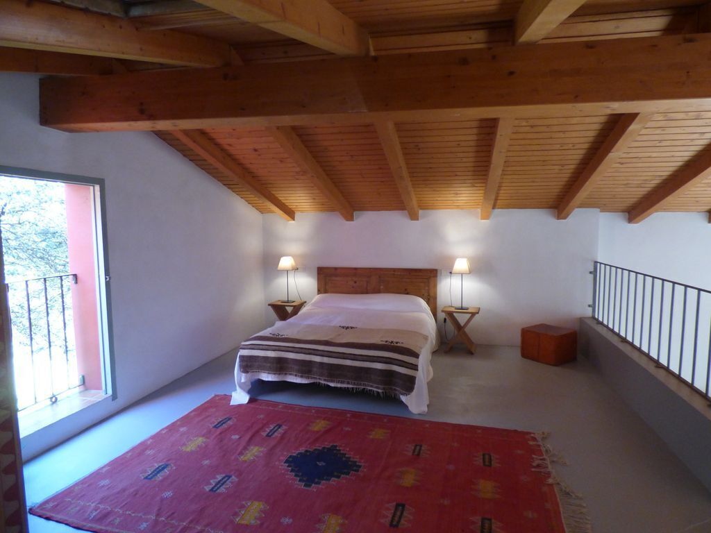 Magical holiday barn in pure nature