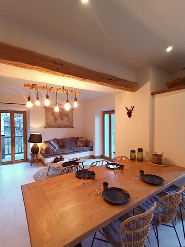 Village house, sleeps 8. 