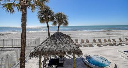 Gulf Front Sunsets From the Balcony of This 3 BD/2 BA condo!