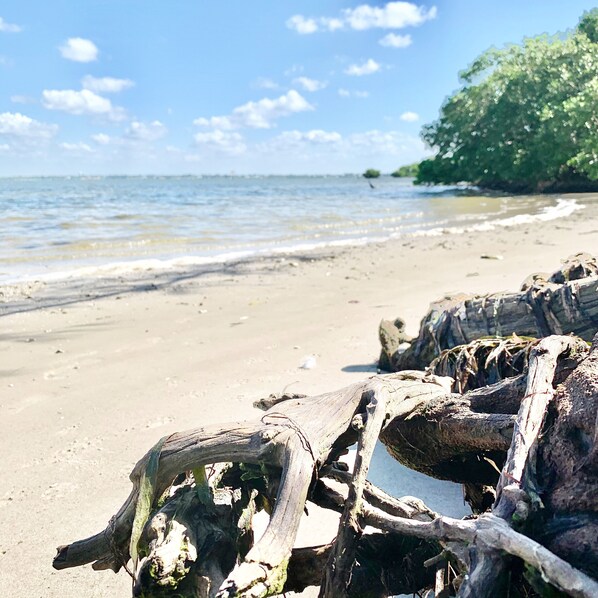 Ranta lähistöllä, rantapyyhkeitä