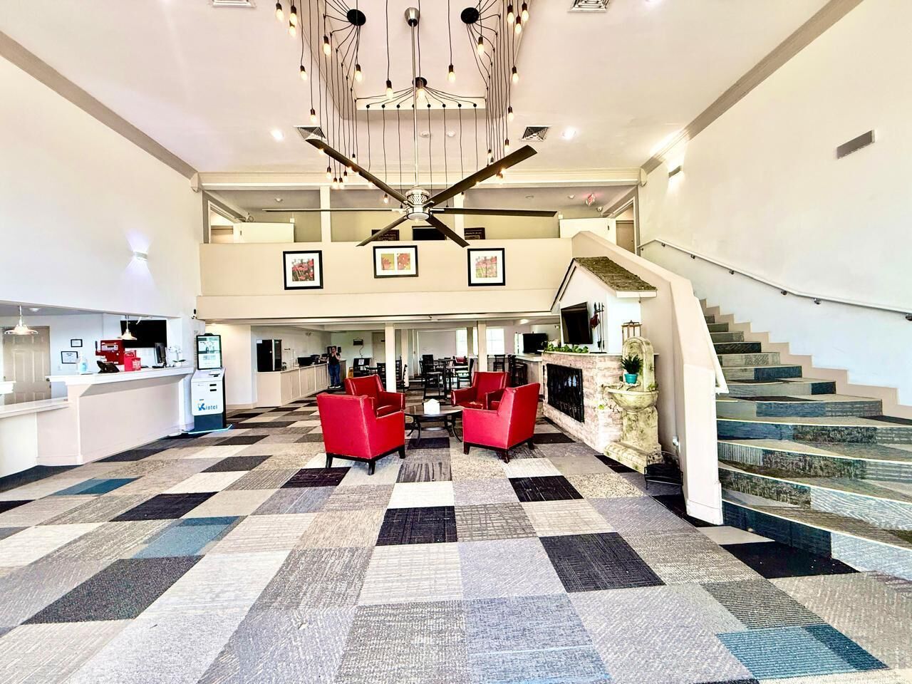 Lobby sitting area