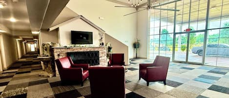 Sala de estar en el lobby