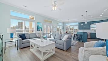 Télévision, lecteur de DVD, livres