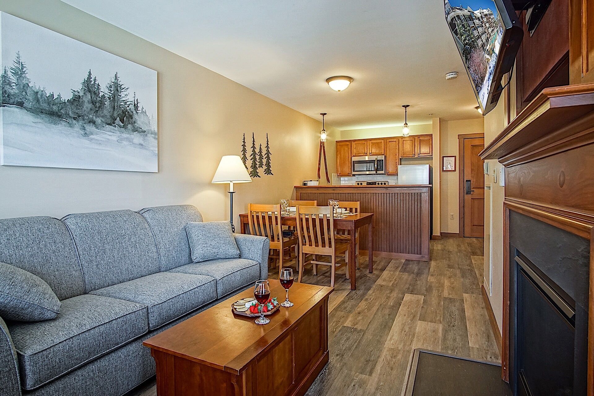 Allegheny Springs  305: 1 Bedroom, 1 Full Bath, Slope Side,  Gas Fireplace