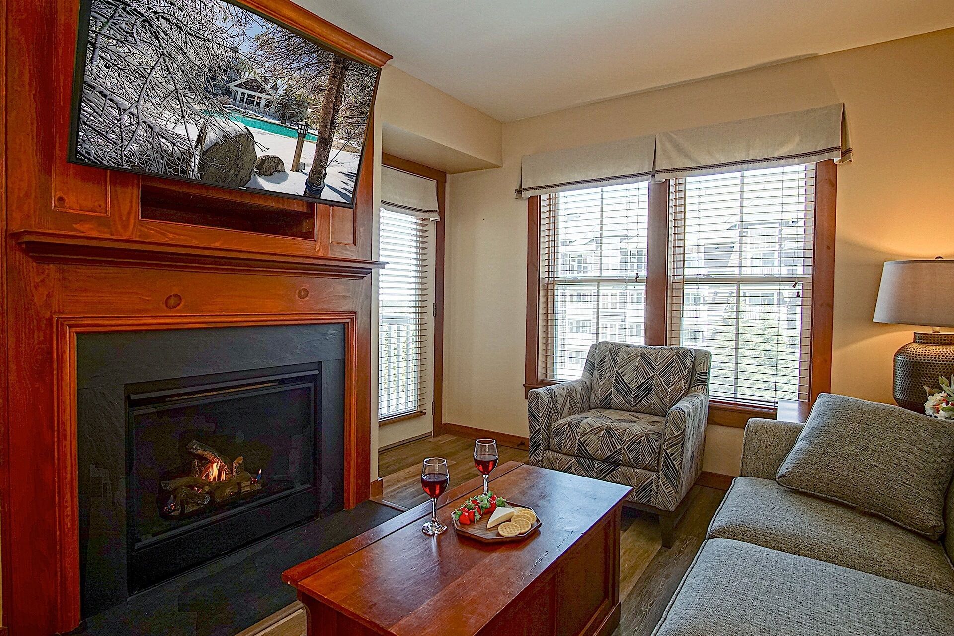 Allegheny Springs  305: 1 Bedroom, 1 Full Bath, Slope Side,  Gas Fireplace