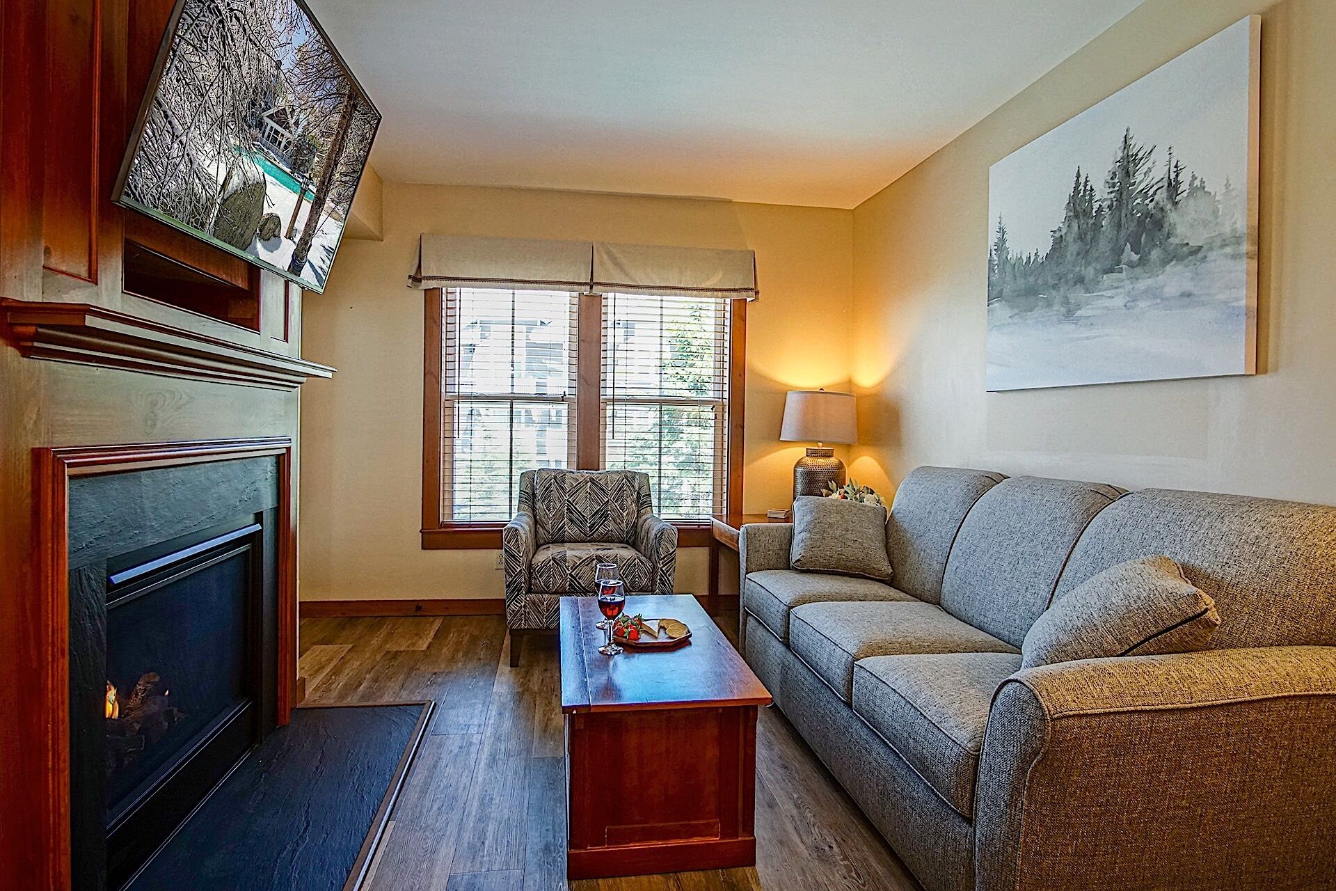 Allegheny Springs  305: 1 Bedroom, 1 Full Bath, Slope Side,  Gas Fireplace