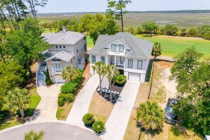 Exterior - Fairway to Heaven | Luxurious 6-BR Fripp Island Home with Marsh Views, Golf, Pools, and More! (Fripp Island)