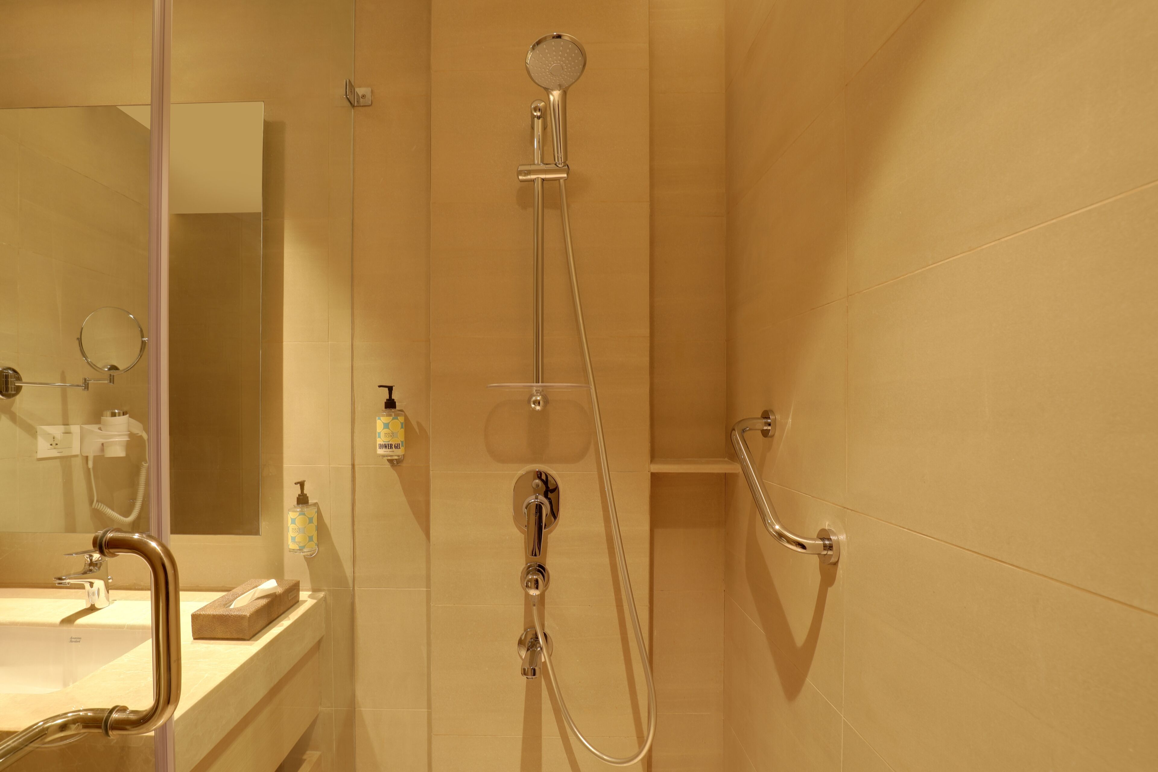 Dusj på badet