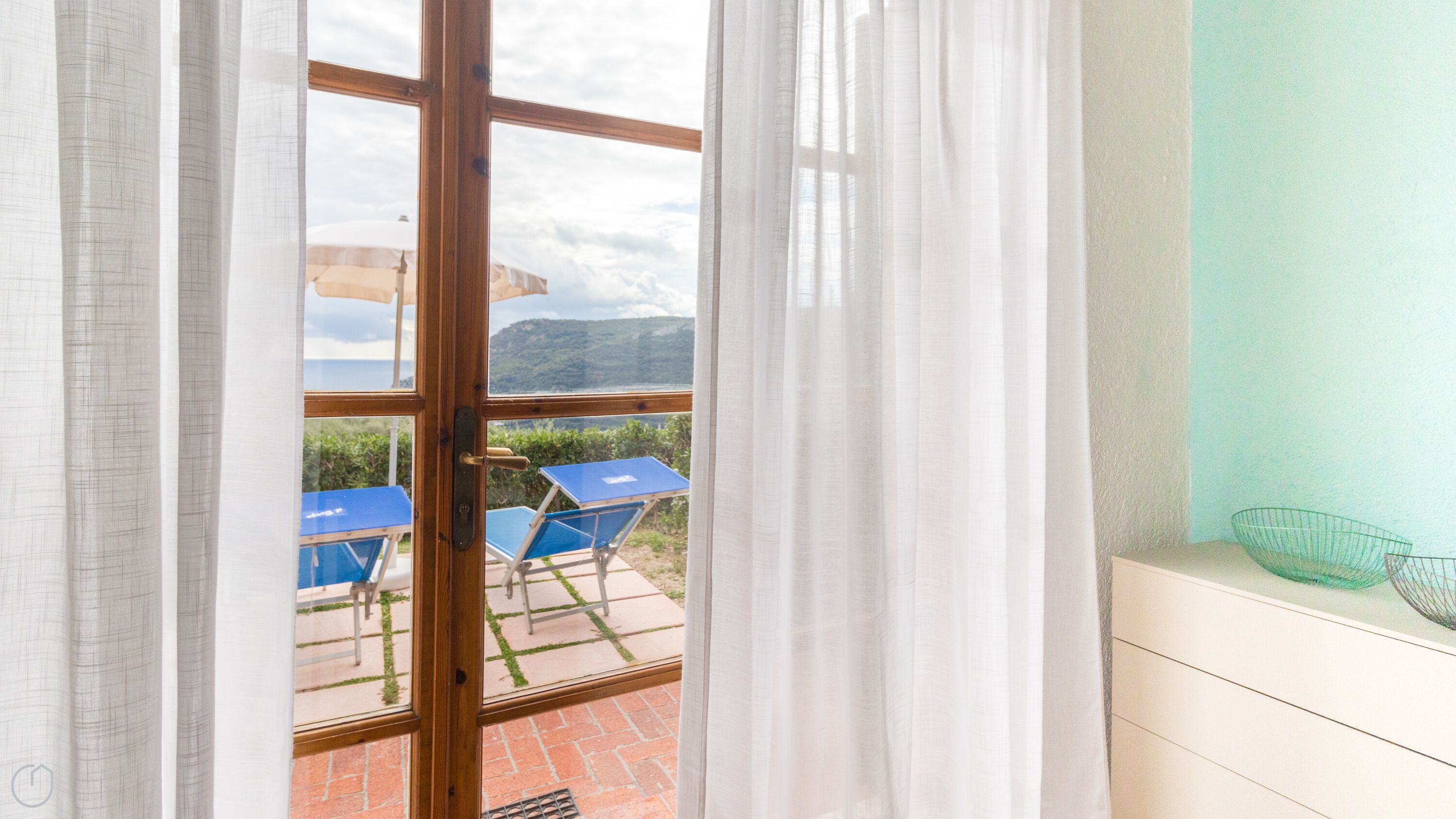 Appartement, patio (B4) | Vue de la chambre