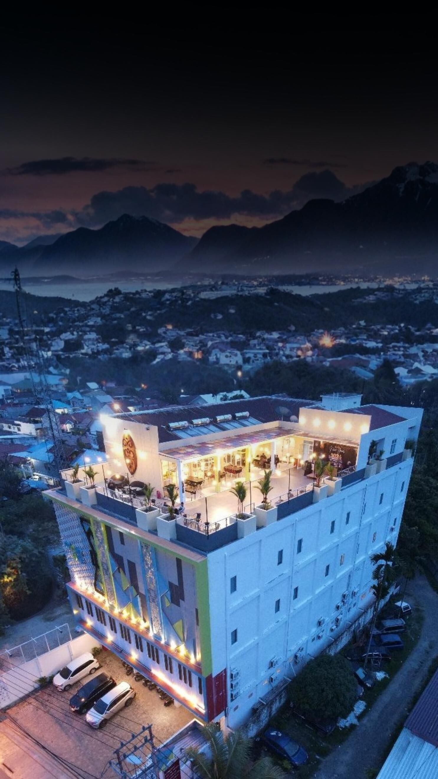 Fa çana frontal de l'allotjament