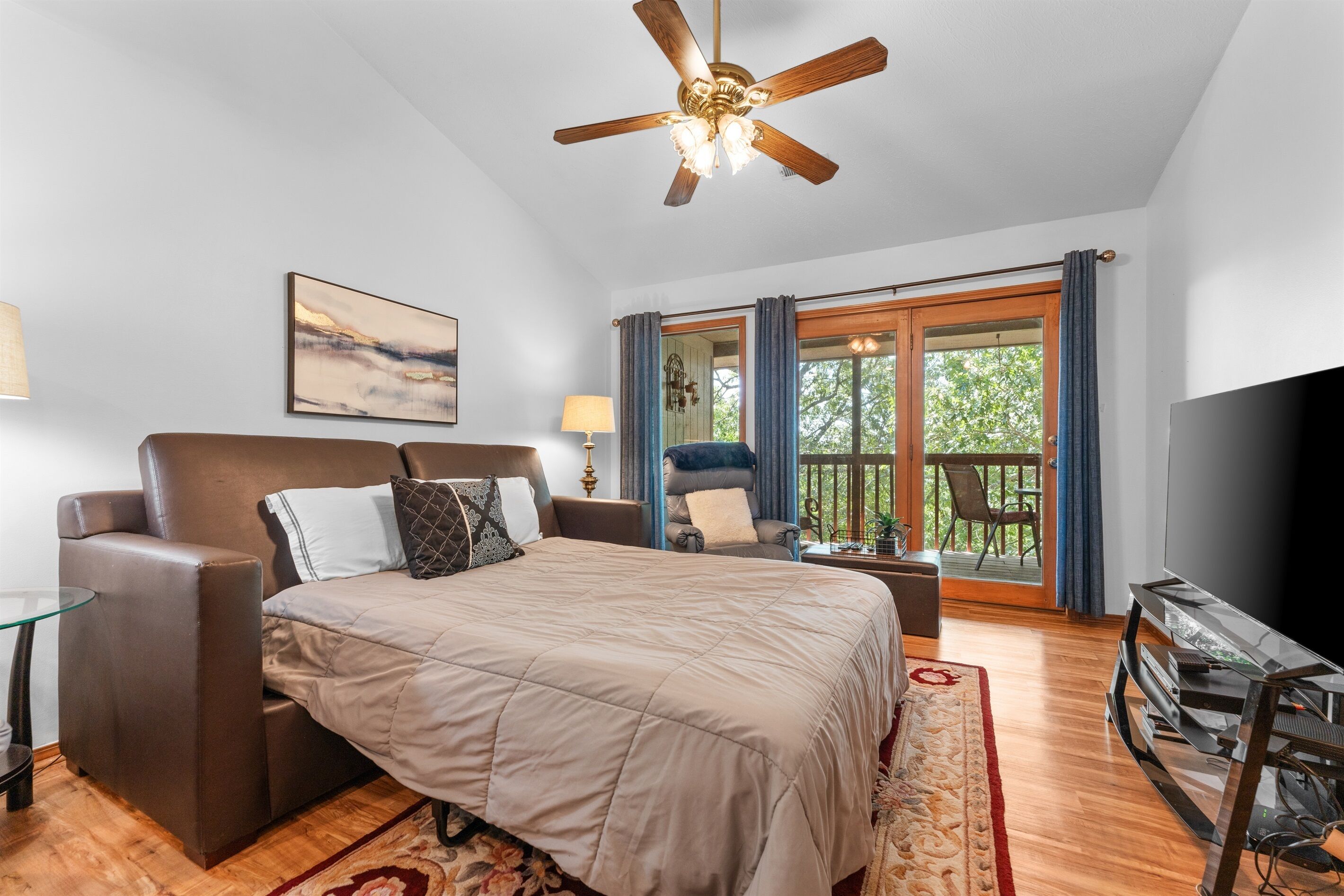 2 bedrooms, iron/ironing board, travel crib, WiFi