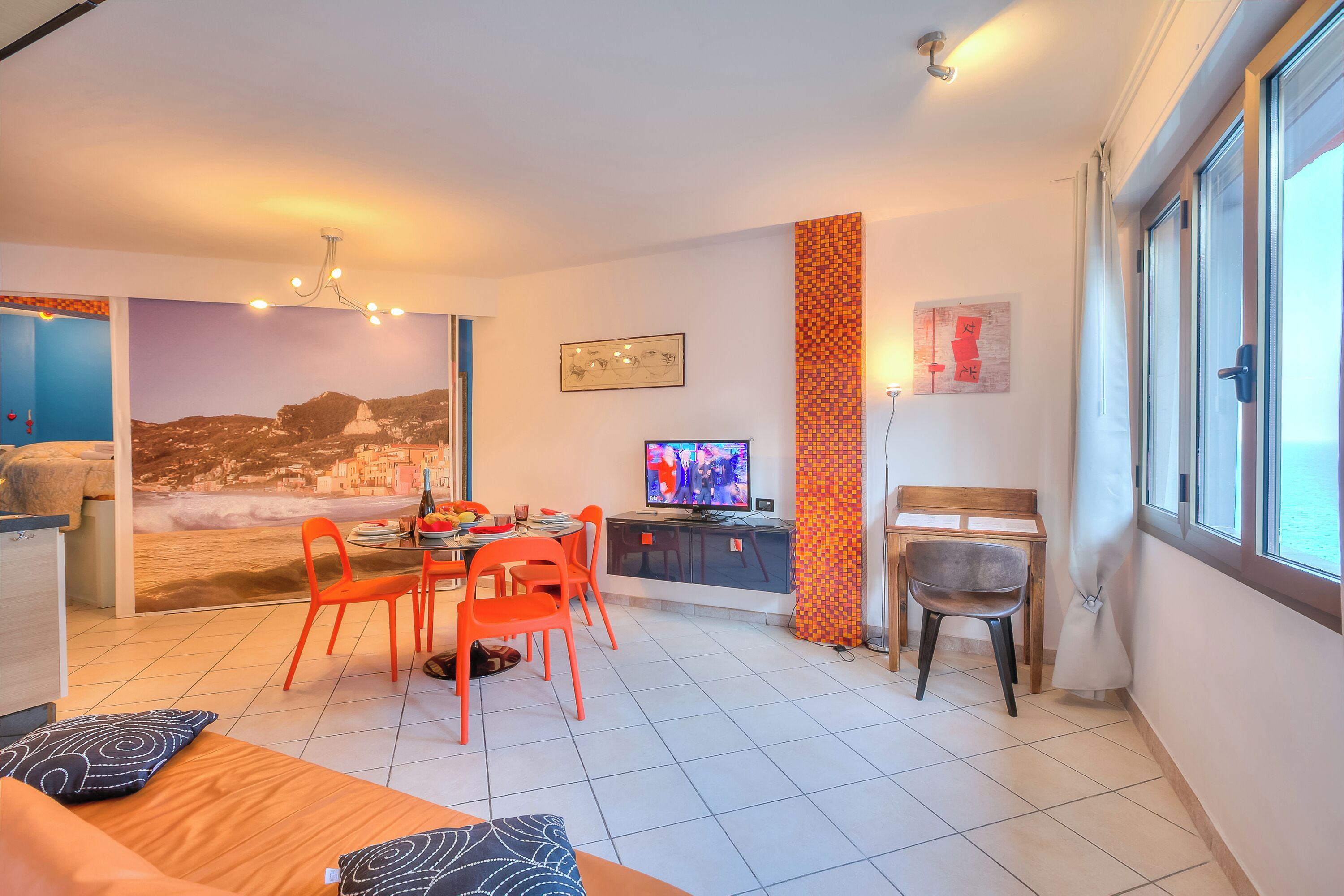 Standard-Apartment, Mehrere Schlafzimmer, Meerseite (Il Suono del Mare - Sea Front) | Innenbereich