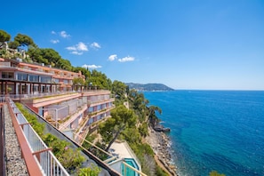 Appartamento Standard, 2 camere da letto, aria condizionata (Il Suono del Mare - Sea Front) | Parco della struttura