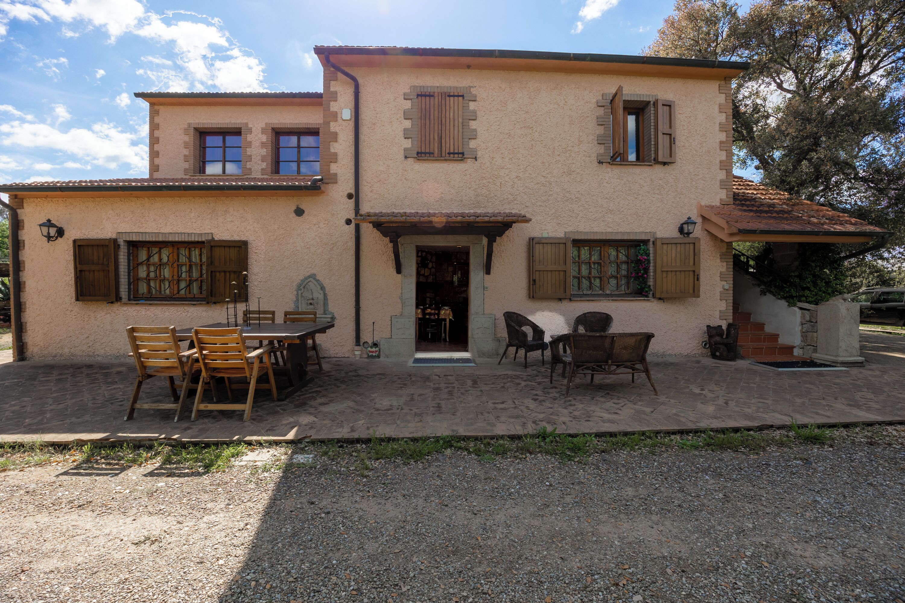 Familievilla, flere soverom (Tenuta Di Litiano With Pool) | Utendørsservering