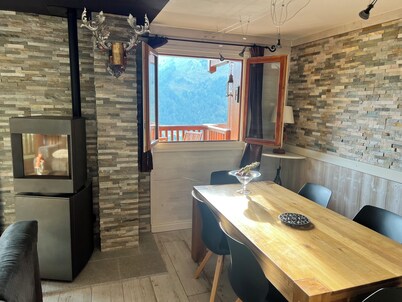 Luxury chalet at the foot of the slopes, south west, Spa Pool, ARC 2000, AROLLES