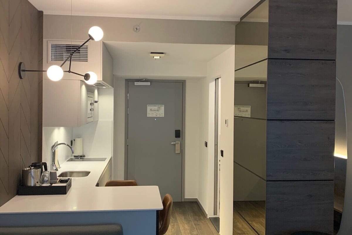 studio, 1 queen bed with sofa bed, non smoking | in-room safe, individually decorated, desk, laptop workspace