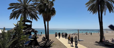 Beach nearby, beach towels