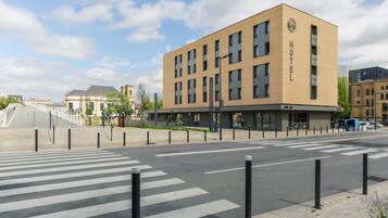 Voorkant van accommodatie