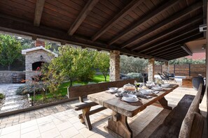 Restauration en plein air