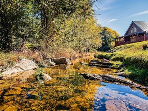 Property grounds - Minutes to Dollywood/The Island ~ Hot Tub~ Sleeps 6~Firepit~Grill~Serene Setting (Sevierville)