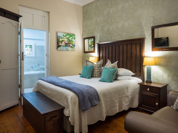 Double Room | Premium bedding, in-room safe, desk, laptop workspace