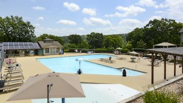 Indoor pool, outdoor pool