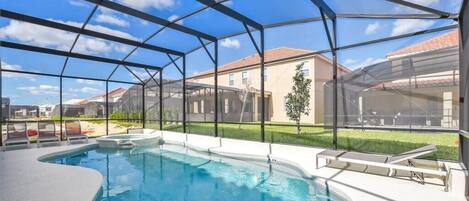 Indoor pool, outdoor pool