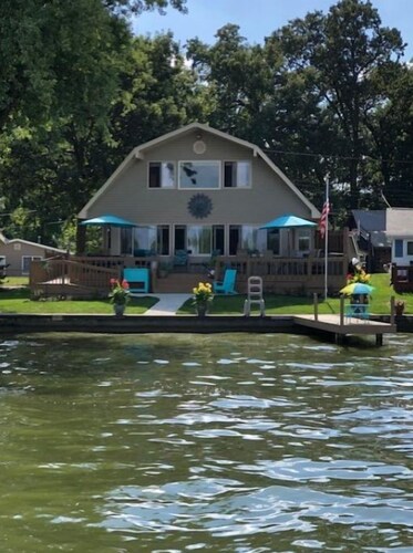 Popular Lakefront Home With Beautiful Views.
