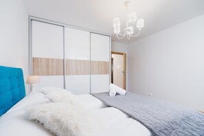 1 habitación y ropa de cama 