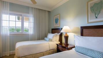 3 Bedroom Residence | 2 quartos, roupas de cama de algodão egípcio, roupas de cama premium