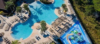 4 Masters, wifi, private pool, Ultimate gameroom, resort community, 3mi to WDW