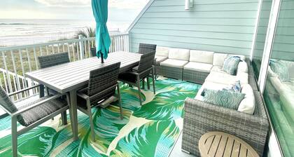 Beachfront 3-bedroom vacation home 1000 feet of beach just outside your door