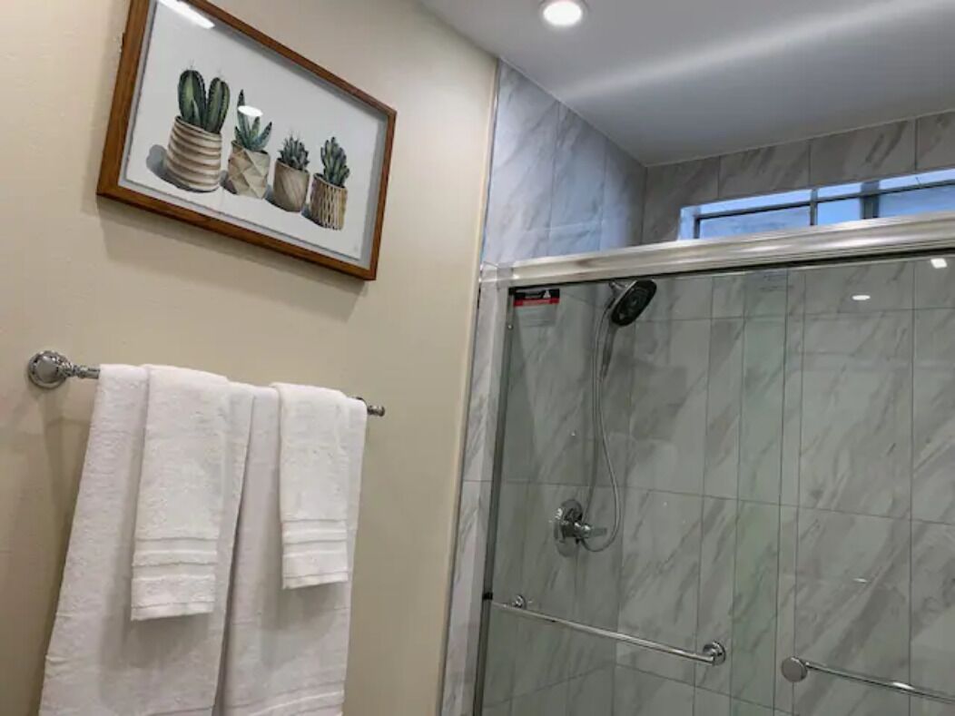 Chic Master Bdrm w/ Private Bath and Entry