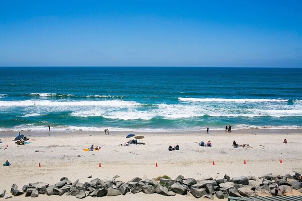 Beach nearby - Oceanfront Condo on Sand, Walk to Carlsbad Village (Carlsbad)