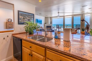 Interior - Oceanfront Condo on Sand, Walk to Carlsbad Village (Carlsbad)
