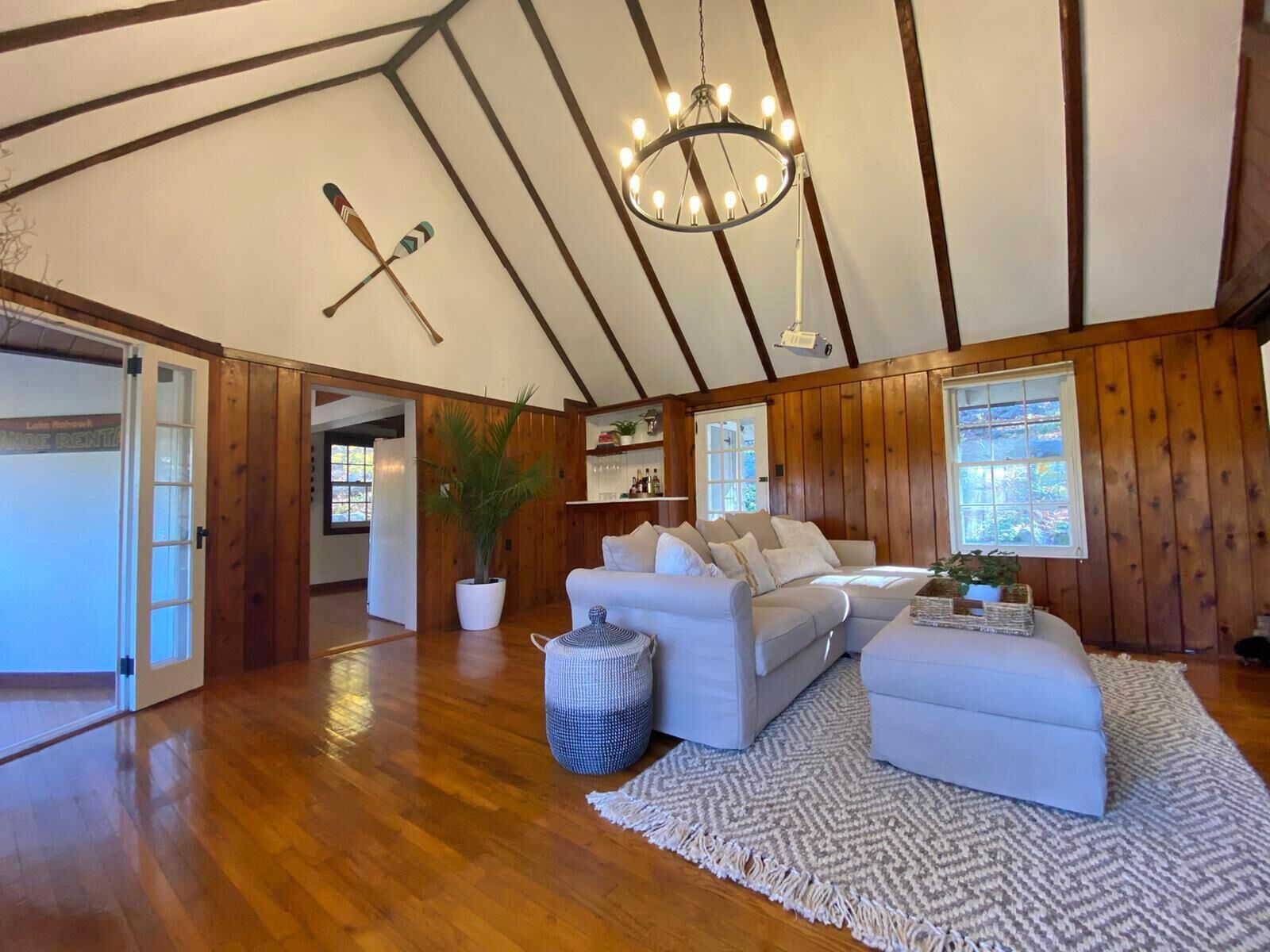 The Red Door Cabin at Lake Mohawk