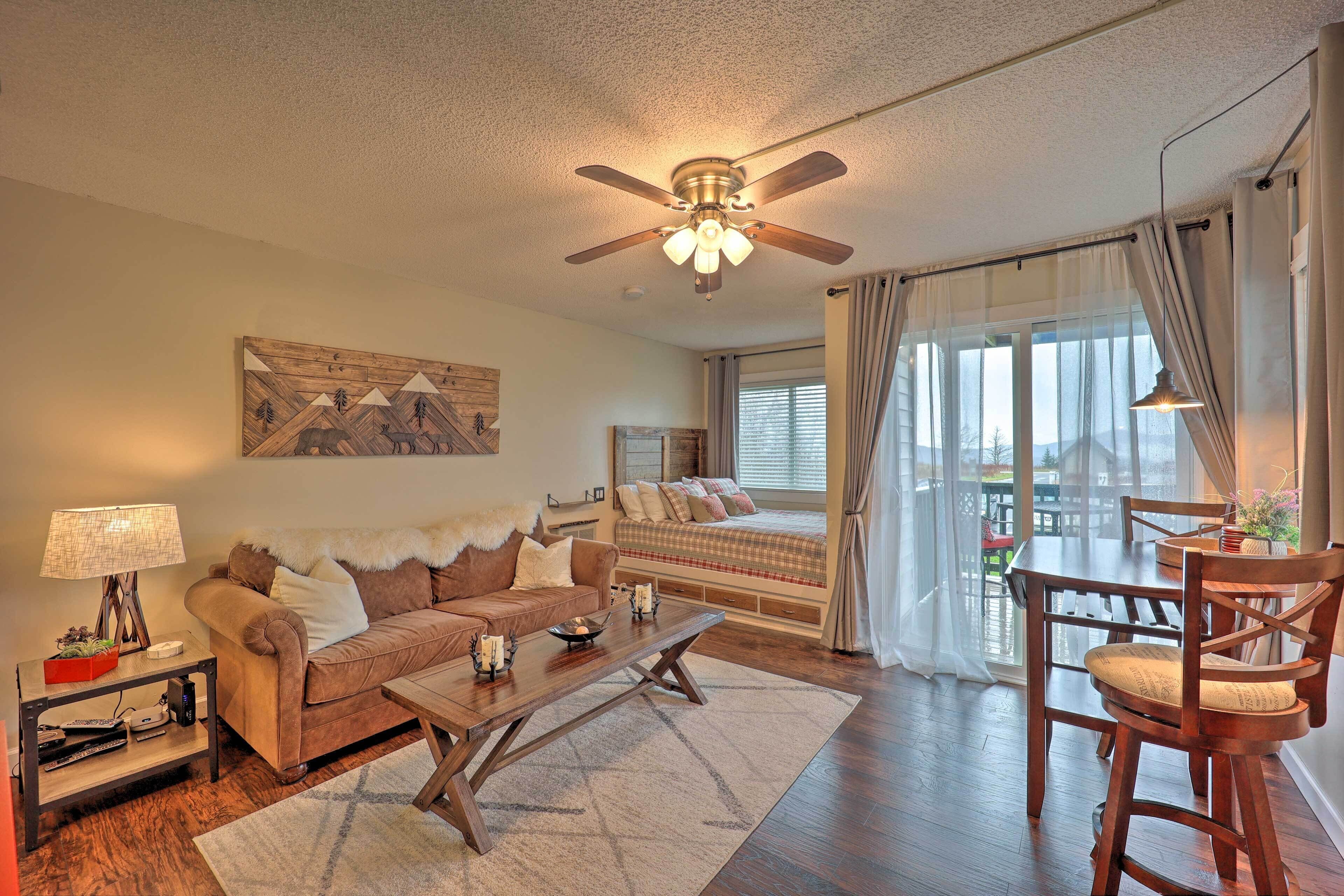 Cozy Studio 2 Miles to Beech Mountain Ski Resort!