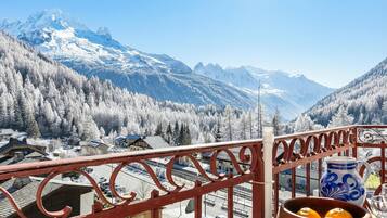 Vue sur la montagne