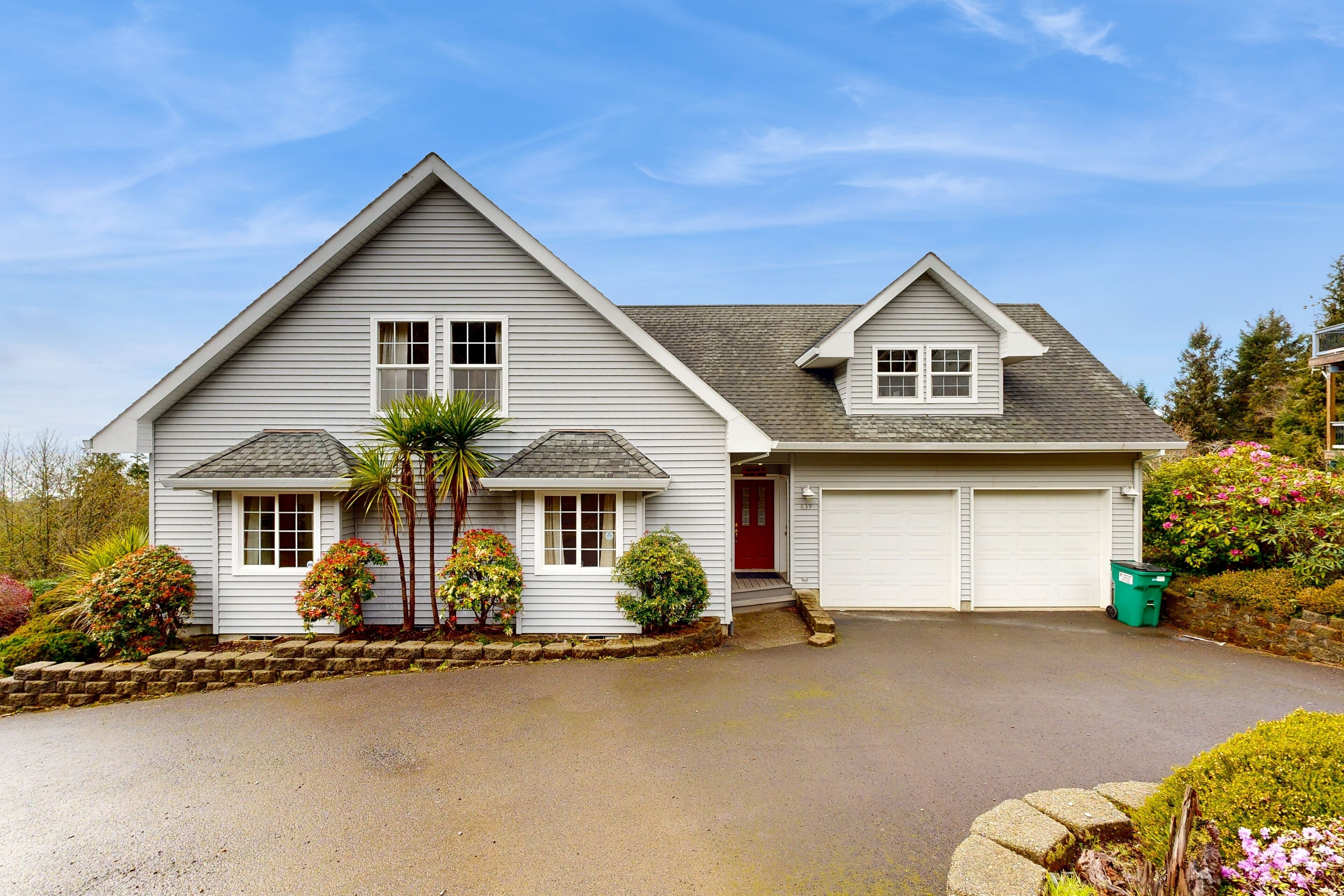 Spacious family home near the beach w/ ocean view, large deck, free WiFi & more