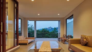 Family Villa, 7 Bedrooms | Living area | Flat-screen TV