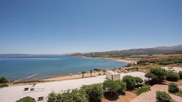 Näkymä rannalle/valtamerelle