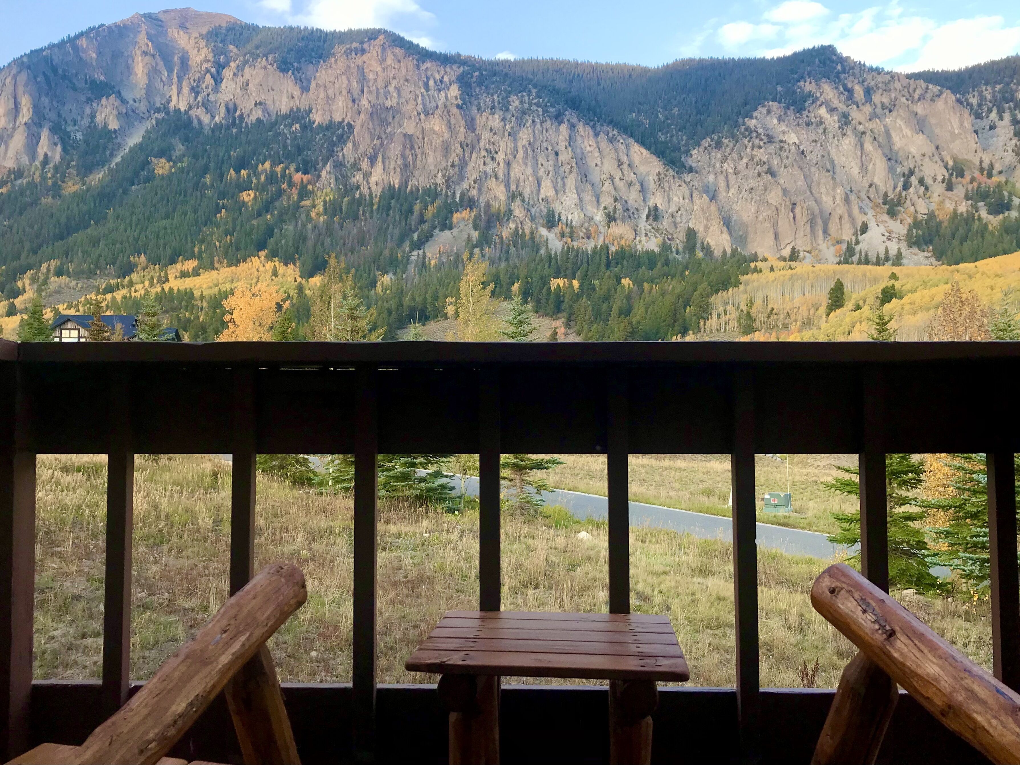 Rustic Cabin Condo With Soaring Views of Mt. Crested Butte