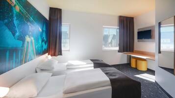 Schreibtisch, schallisolierte Zimmer, kostenloses WLAN, BettwÀsche