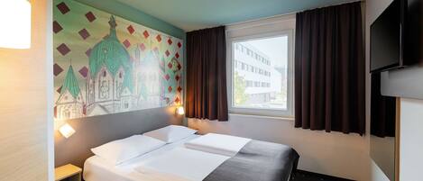 Quarto casal | Escrivaninha, quartos à prova de som, Wi-Fi de cortesia, roupa de cama