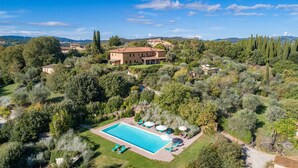 A large villa surrounded by lush greenery, a swimming pool, and a well-maintained garden. - Villa Il Foramasso 10+2, Emma Villas (Lucciana)