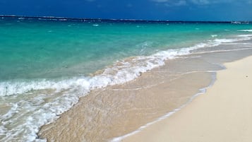 Sun-loungers, beach towels