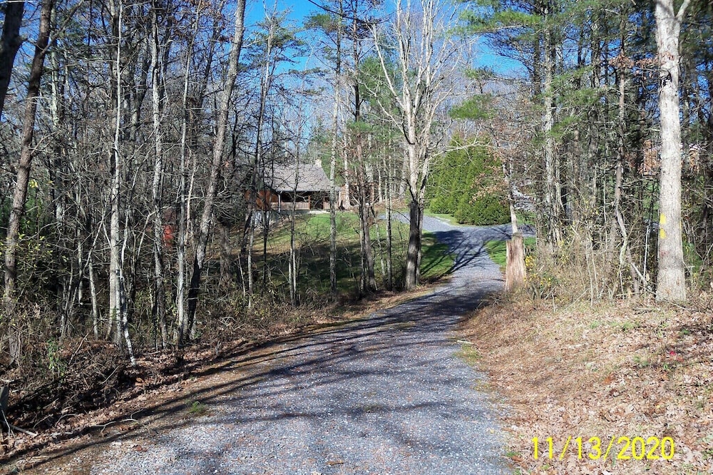 Hide Away Log Cabin nestled in a serene setting in Beautiful Bath County, Va.