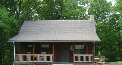 Hide Away Log Cabin nestled in a serene setting in Beautiful Bath County, Va.